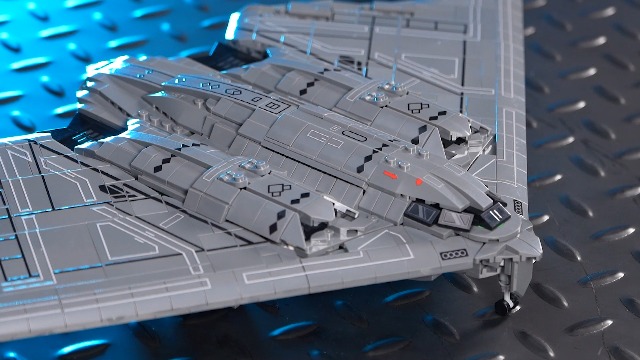 Amazon.com: Aetheria B2 Spirit Bomber Bricks Set 1:70 Flying-Wing